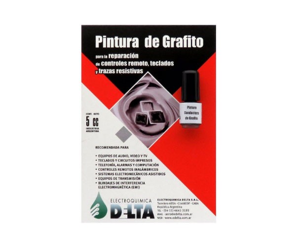 &u+ PINTURA DE GRAFITO PARA CONTROLES REMOTOS DELTA 5CC