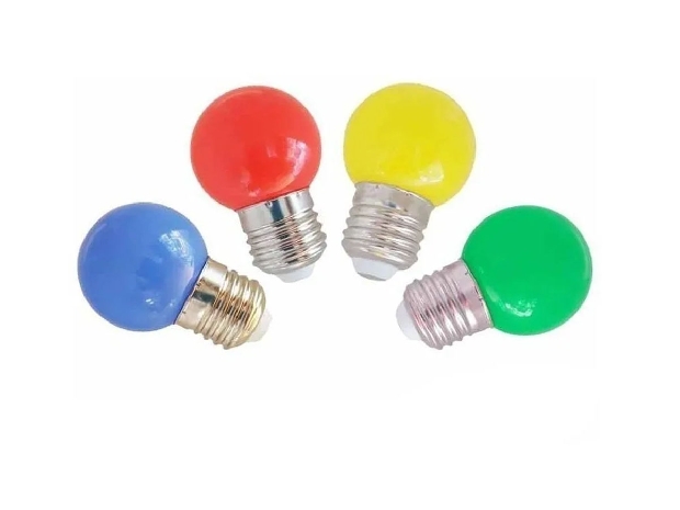 **++ LAMPARA LED GOTA COLOR 1W IDEAL GUIRNALDAS