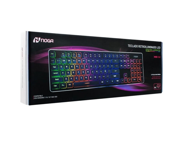 &u+ TECLADO PC GAMER RETROILUMINADO NOGA NKB-560