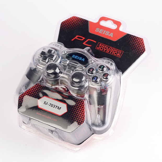 JOYSTICK SEISA PC TRANSPARENTE SJ-703TM