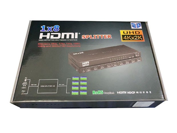 &u++ HDMI SPLITTER 1 X 8 DUPLICA HD C7832K