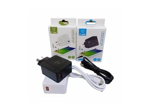 &u++ CARGADOR CELULAR V8 3.1A TIME + 2 USB TMCC327