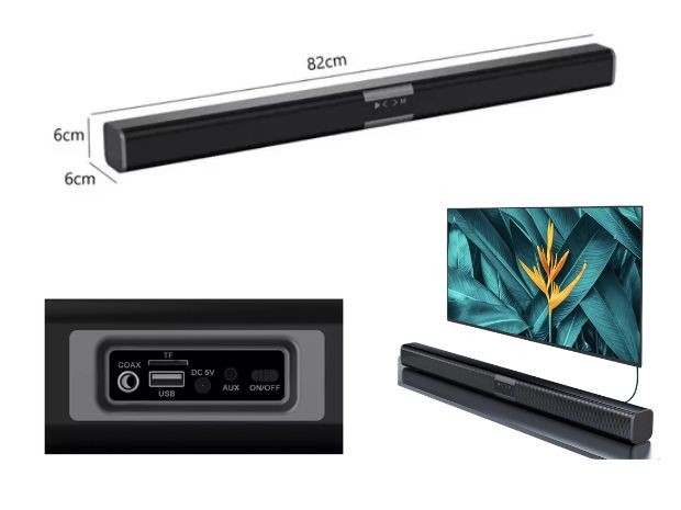 &u++ PARLANTE BT BLUETOOTH BARRA SONIDO E-5011
