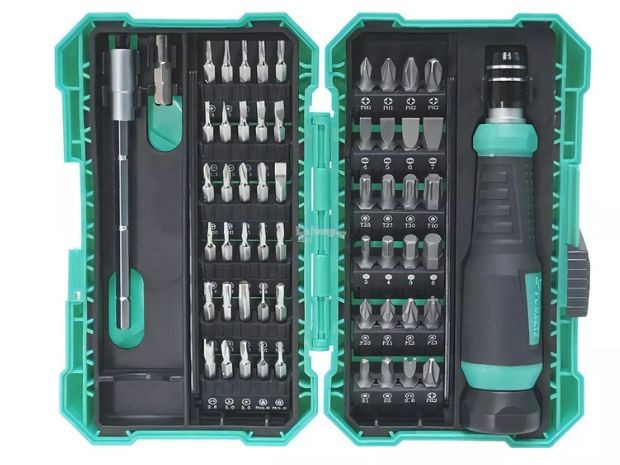 &u+ SET DE DESTORNILLADORES 57 PIEZAS PROSKIT SD-9857M (RDES09857)