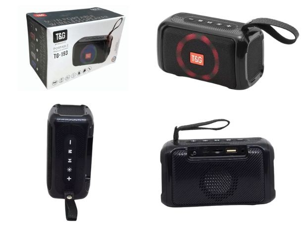 &u+ PARLANTE BT BLUETOOTH TG-193 MP3 / BT / FM / AUX