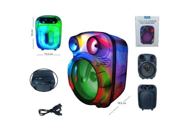 &u+ PARLANTE BT BLUETOOTH GTS-1922 MP3 / BT / FM
