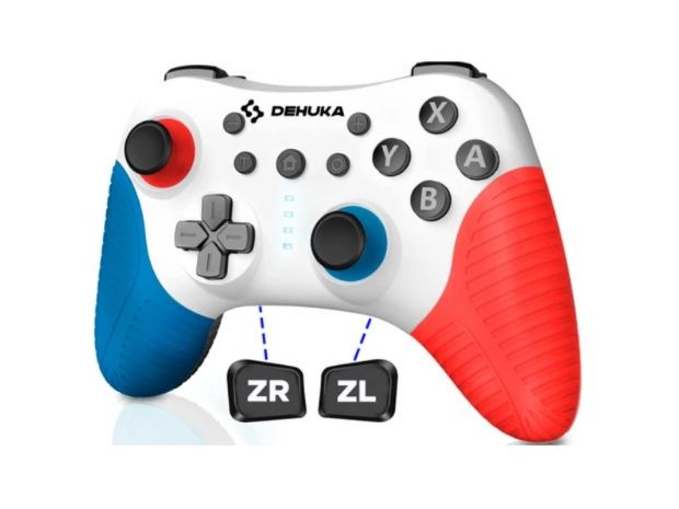 &u+ JOYSTICK NINTENDO SWITCH BLANCO Y AZUL (98629)