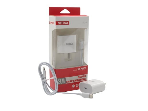 &u+ CARGADOR CELULAR TIPO C 20W 1 USB DESMONTABLE SQ-P02CC
