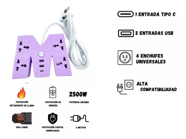 &u+ CARGADOR CELULAR ZAPATILLA AMT-R04