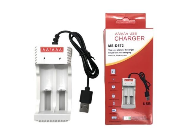 &u+ CARGADOR PILA AA Y AAA MS-D572 (6505)