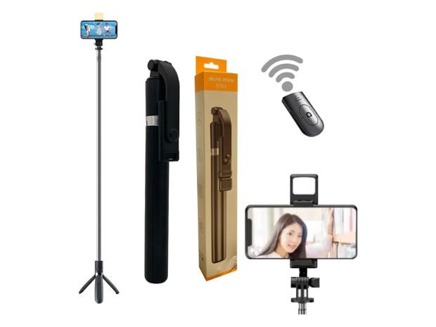 &u+ TRIPODE FLEXIBLE SELFIE PARA CELULAR 1,7MTS R1S-L (2110)