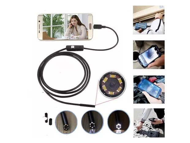 &u+ CAMARA ENDOSCOPICA CELULAR / PC 10 MTS 7MM (8204)