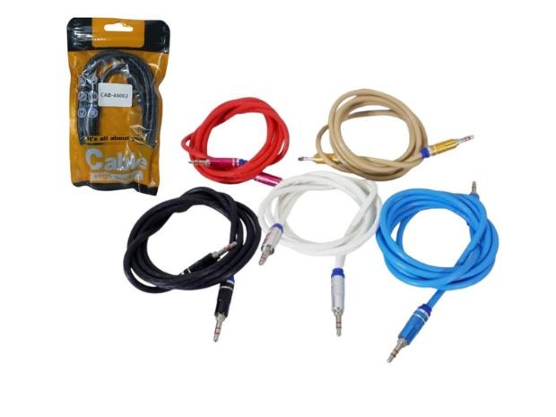 &u+ CABLE MINIPLUG A MINIPLUG BOLSITA COLORES CAB-46002