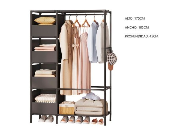 &u++ ORGANIZADOR DE ROPA + CAJONES (NF-2309)