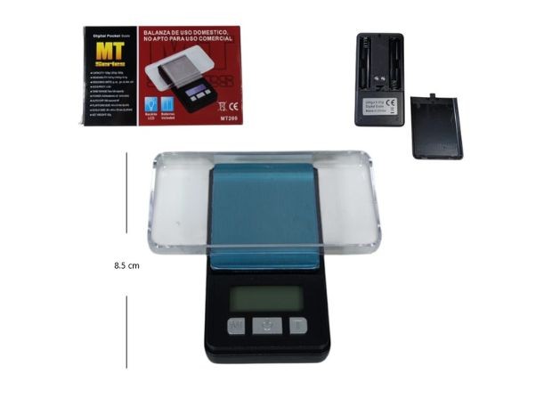 &u++ MINI BALANZA DIGITAL GRAMERA 0.01 A 200 GRS MT200