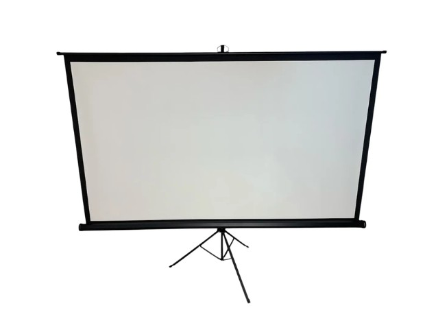 &u++ PANTALLA PARA PROYECTOR 100 PULGADAS MANUAL + TRIPODE