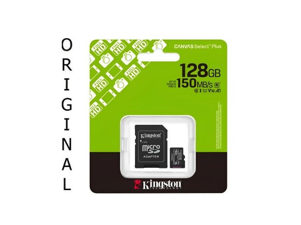 &u++ MICRO SD ORIGINAL 128 GB KINGSTON GEN3 FULLHD
