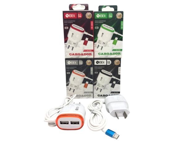 &uu  CARGADOR CELULAR TIPO V8 3.8A  IB-3802