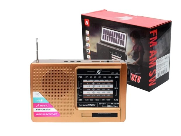 &uu PARLANTE BT BLUETOOTH KTF-1488 SOLAR / AM - FM / AUX