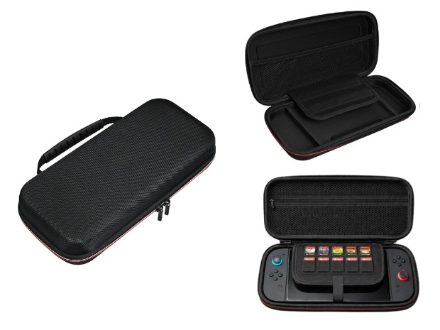 &uu NINTENDO SWITCH CASE SET SWITCH 2 EVA RESISTENTE (2814BK)