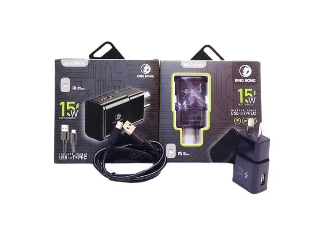 &ua CARGADOR CELULAR CABEZAL 15W + TIPO C CAR-KK141