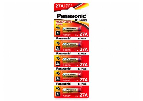 &ua PILA CHATA 27A X 5 PCS PANASONI