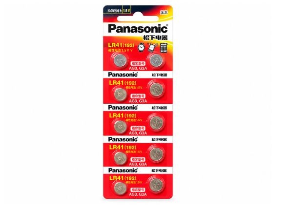 &ua PILA CHATA LR41 X 10 PCS PANASONI
