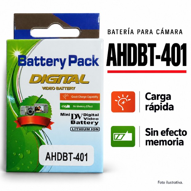 &ua  BATERIA AHDBT-401 1600MAH CAMARA DEPORTIVA