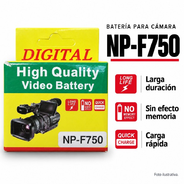 &ua BATERIA NP-F750