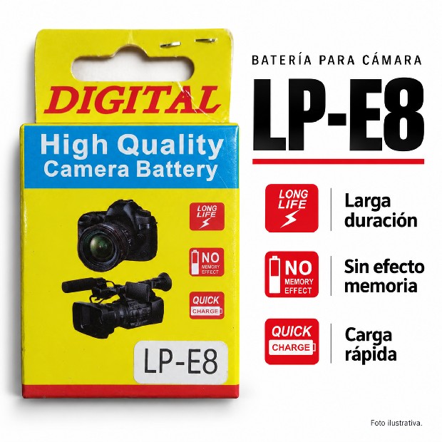 &ua BATERIA LP-E8