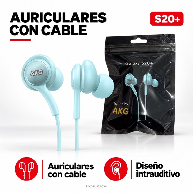 &ua AURICULAR CABLE BOLSA S20+ BOLSA