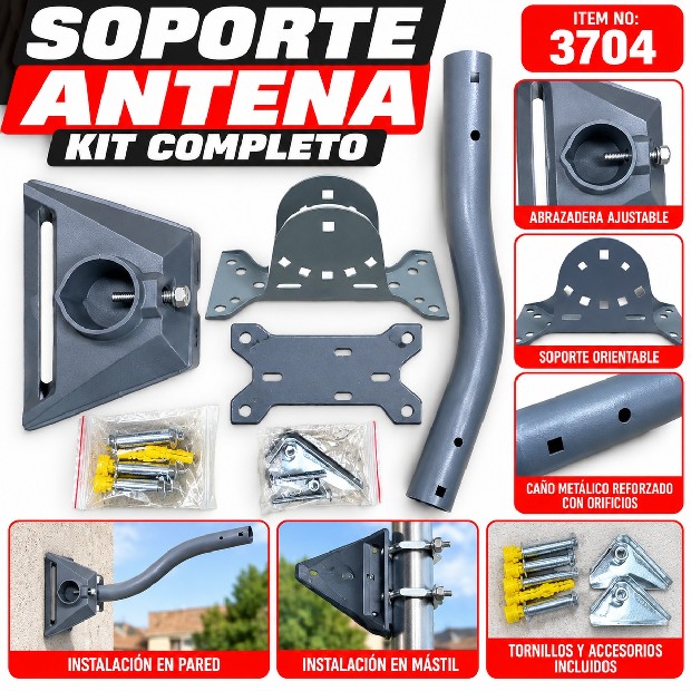 &ua SOPORTE METAL STARLINK PARA CASA (3704)